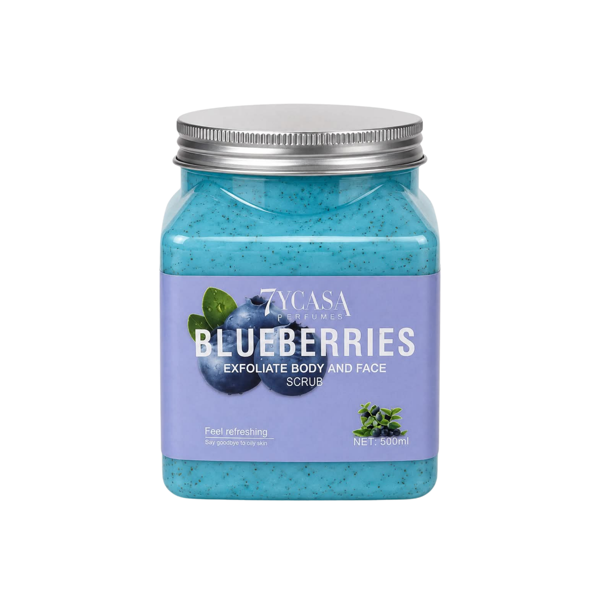 Kūno šveitiklis | 7YCASA Blueberries | 500ml