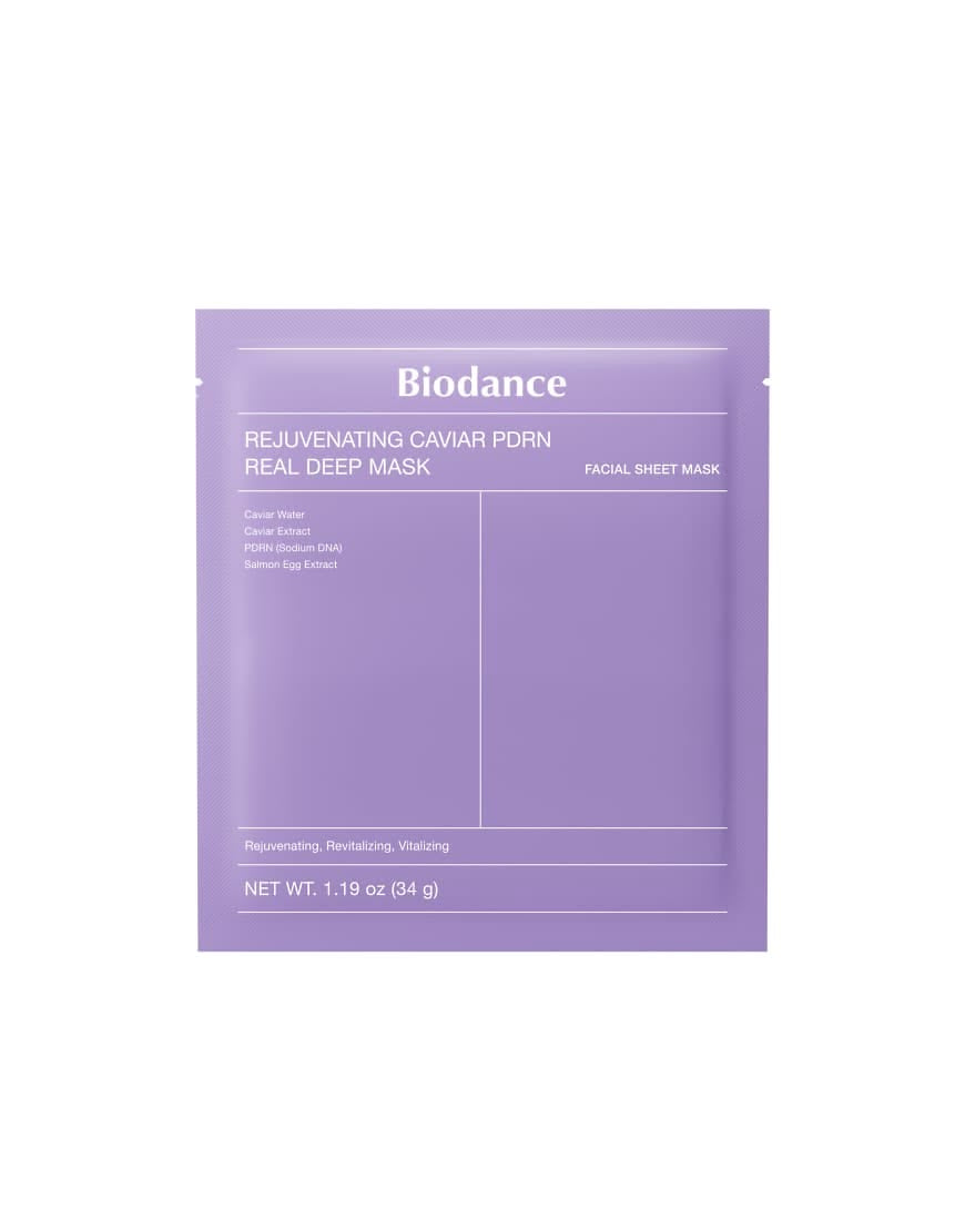 BIODANCE Rejuvenating Caviar PDRN Real Deep Mask - intensyviai atstatanti veido kaukė