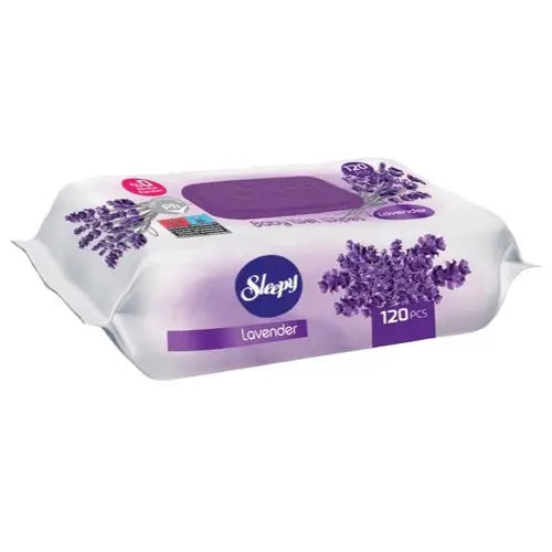 Drėgnos servetėlės Sleepy Lavender, 120vnt