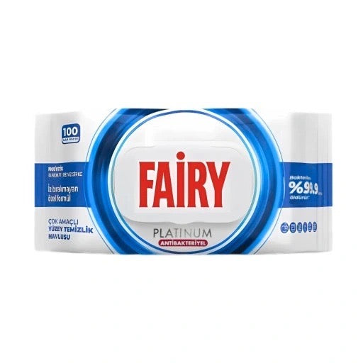 Drėgnos servetėlės Fairy Platinum, 100vnt
