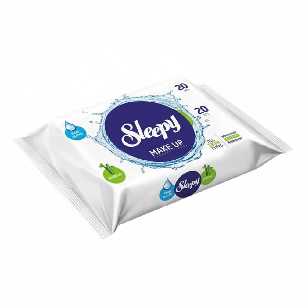 Makiažo valymo servetėlės Sleepy, 20vnt