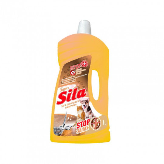 SILA grindų ir paviršių valiklis be chloro Stop Kvapui, 1000 ml