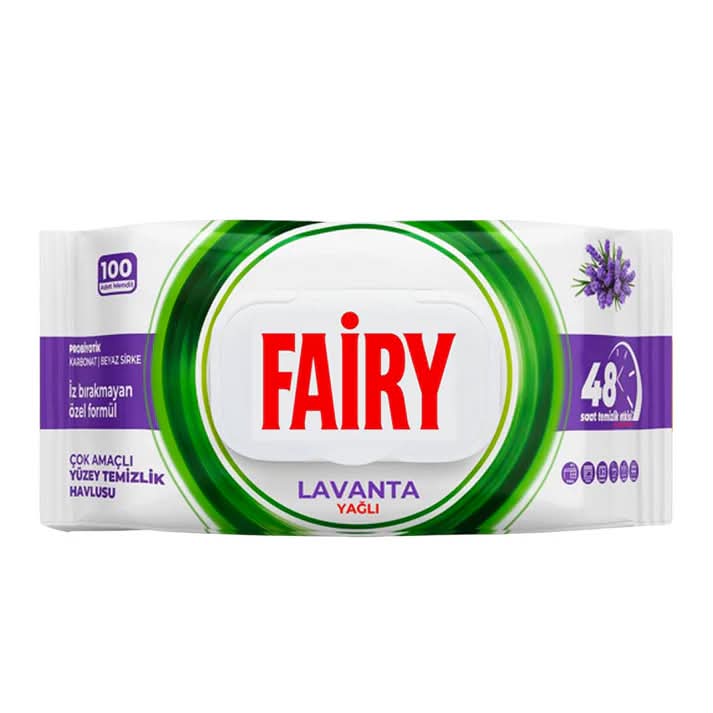 Drėgnos servetėlės | Fairy Levanda | 100vnt