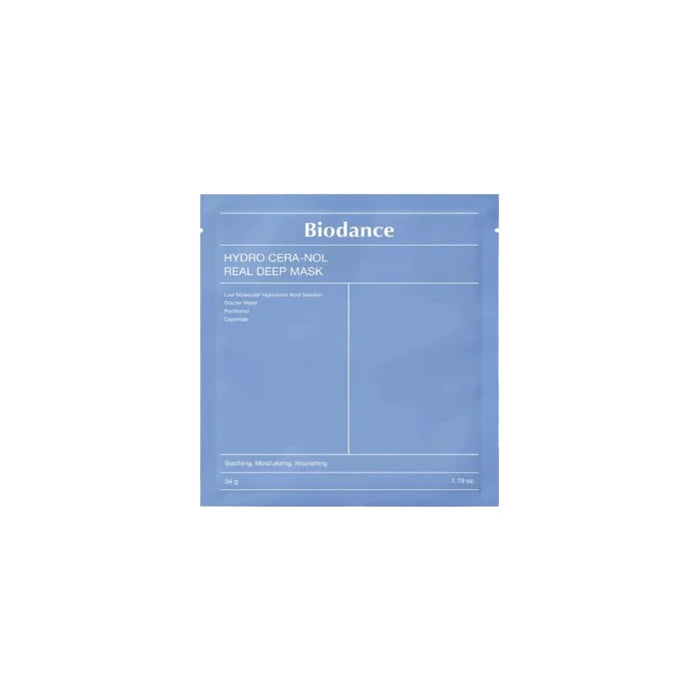 BIODANCE Hydro Cera-nol Real Deep Mask - veido kaukė su keramidais