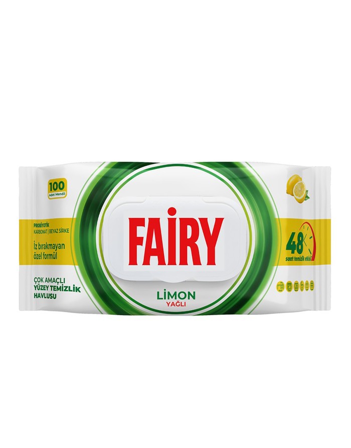 Drėgnos servetėlės | Fairy Lemon | 100vnt