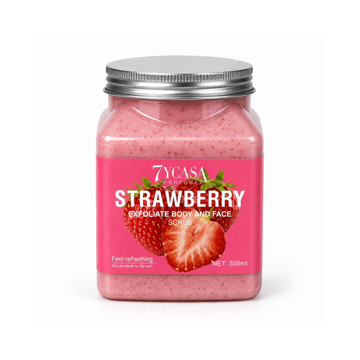 Kūno šveitiklis | 7YCASA Strawberry | 500ml