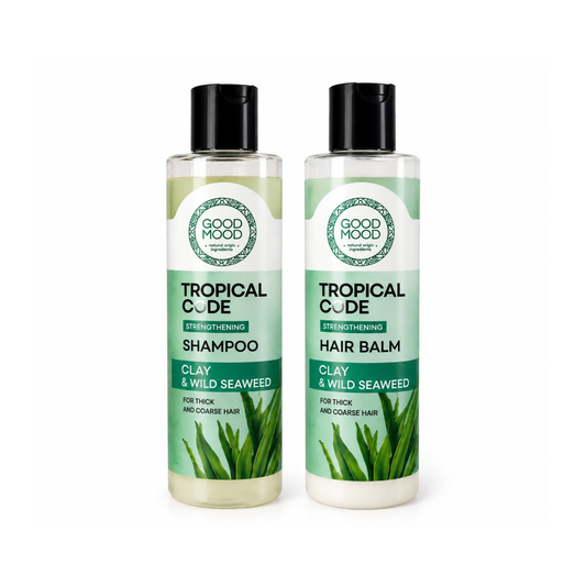 Stiprinamasis plaukų rinkinys Clay & Wild seaweed | GOOD MOOD |