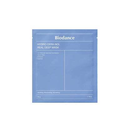 BIODANCE Hydro Cera-nol Real Deep Mask - veido kaukė su keramidais