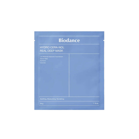 BIODANCE Hydro Cera-nol Real Deep Mask - veido kaukė su keramidais