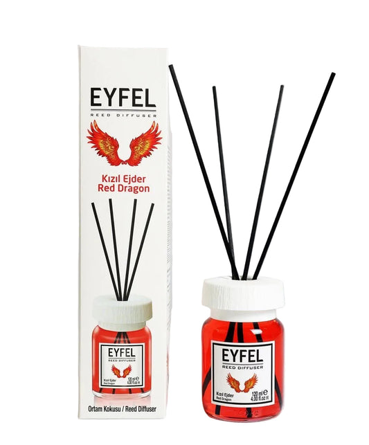 EYFEL „Red Dragon“ namų kvapas su lazdelėmis, 120 ml