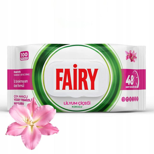 Drėgnos servetėlės Fairy Lilac, 100vnt