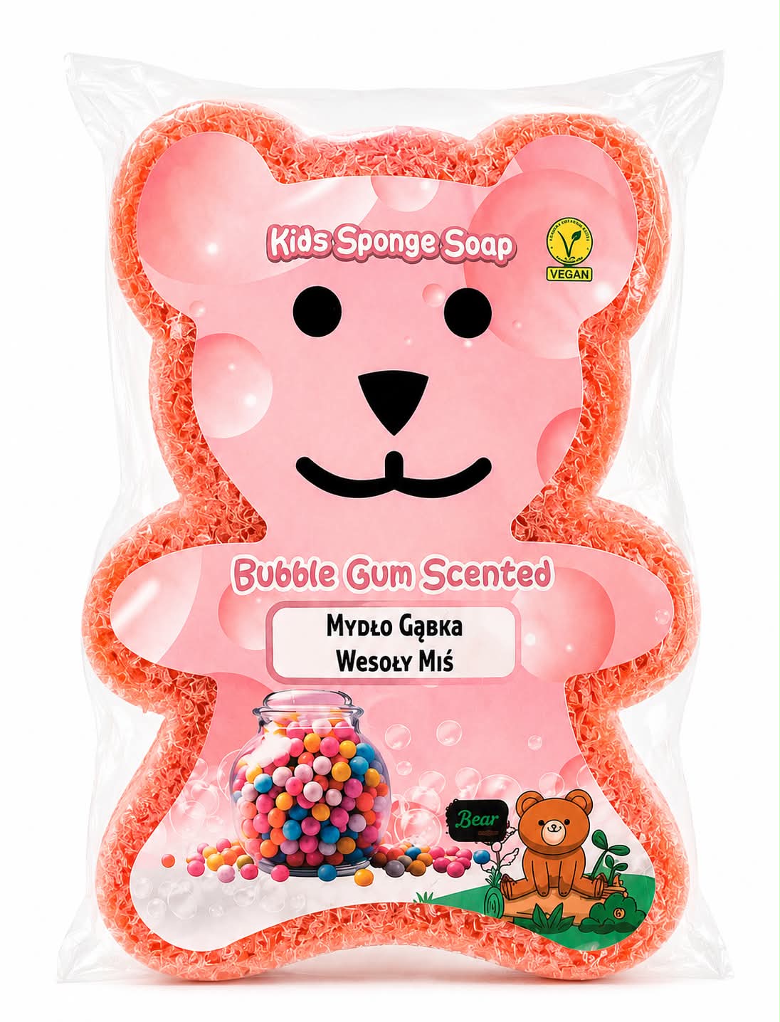 Kids Sponge Soap vaikiška kempinė su muilu, 150g