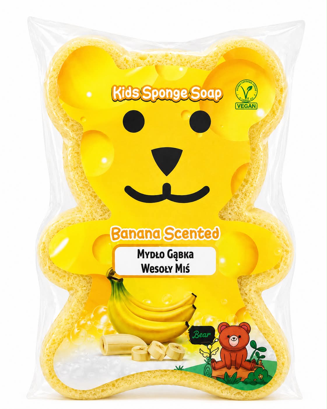 Kids Sponge Soap vaikiška kempinė su muilu, 150g