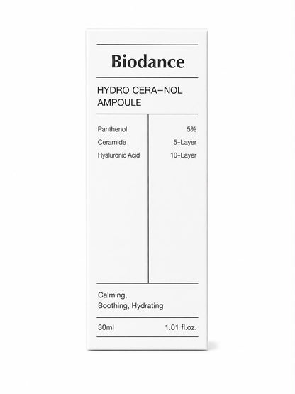 Drėkinanti ir raminanti veido ampulė | Biodance | 30ml