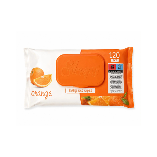 Drėgnos servetėlės | Sleepy Orange | 120vnt