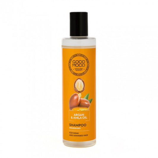 GOOD MOOD plaukų šampūnas maitinantis Argan & Amla oil, 280 ml