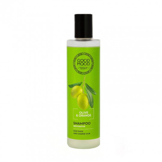 GOOD MOOD plaukų šampūnas atkūriamasis Olive & Orange, 280 ml
