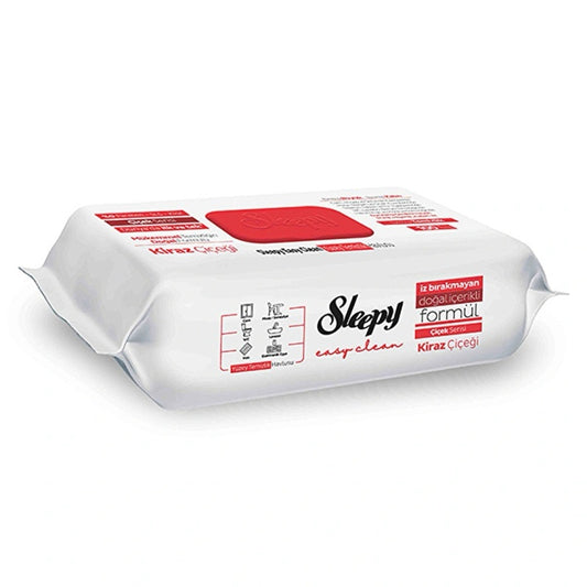 Drėgnos servetėlė Sleepy Vyšnių žiedų kvapo (raudonas dangtelis), 100vnt