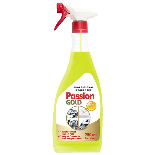 Purškiamas valiklis Passion Gold riebalų šalinimui, 750ml